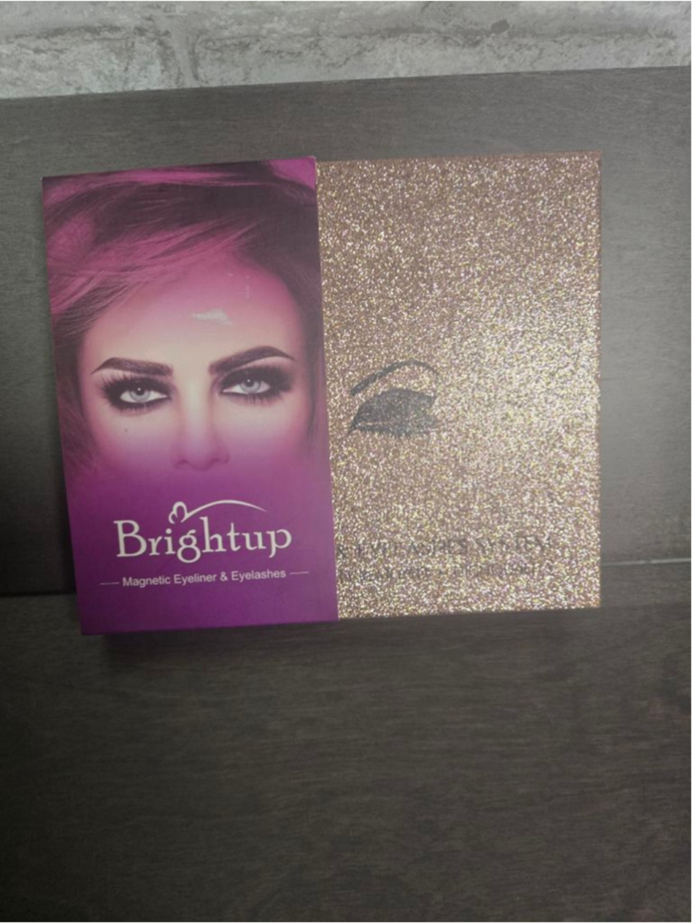 Women's Brightup Magnetic Eyeliner & Eyelashes System Gold Black One Size